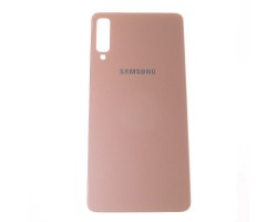 Akkufedél Samsung SM-A750F Galaxy A7 (2018) hátlap pink, ragasztóval
